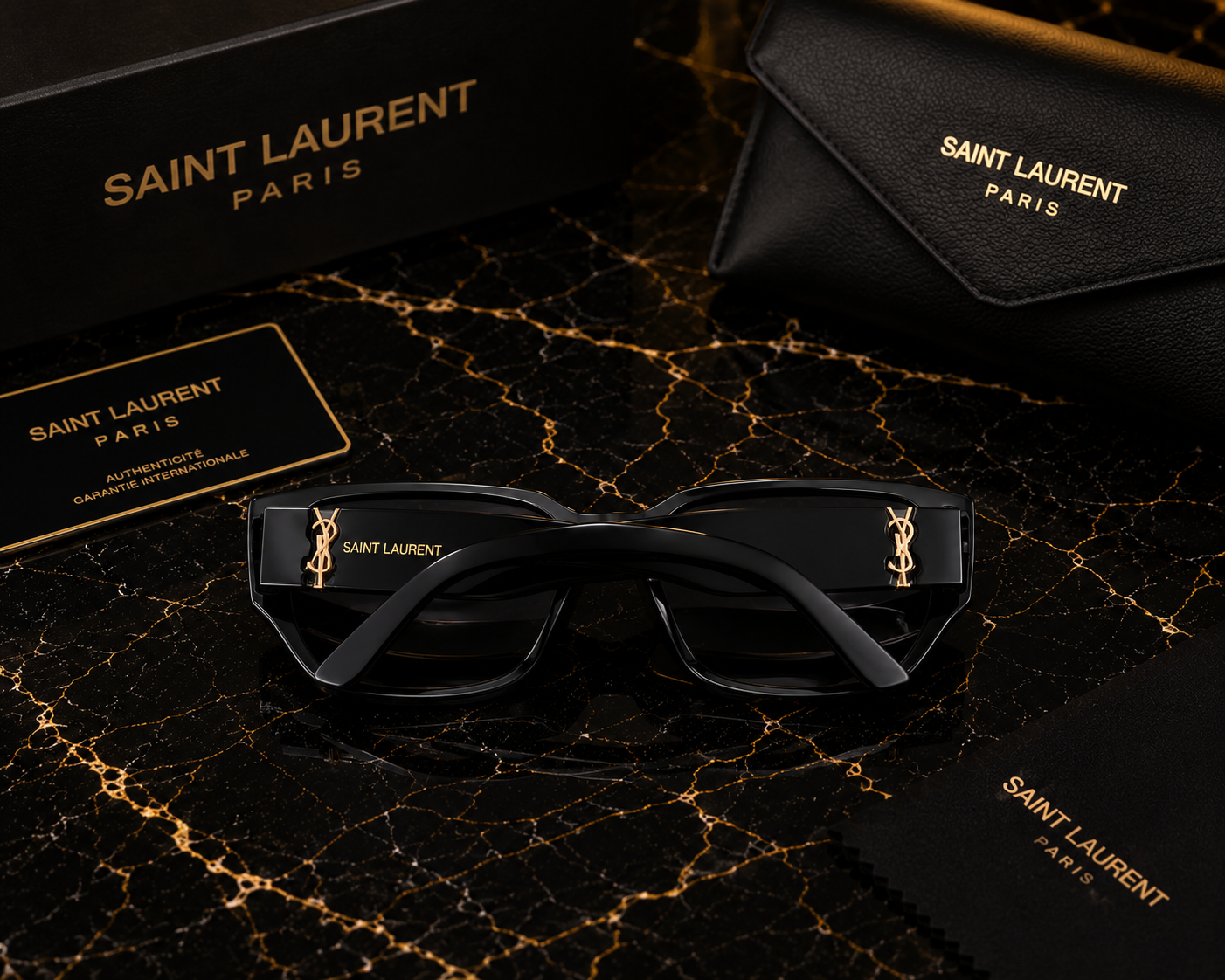 (GS-20) Saint Laurent Luxury Square Sunglasses | Premium Designer UV400 Fashion Eyewear