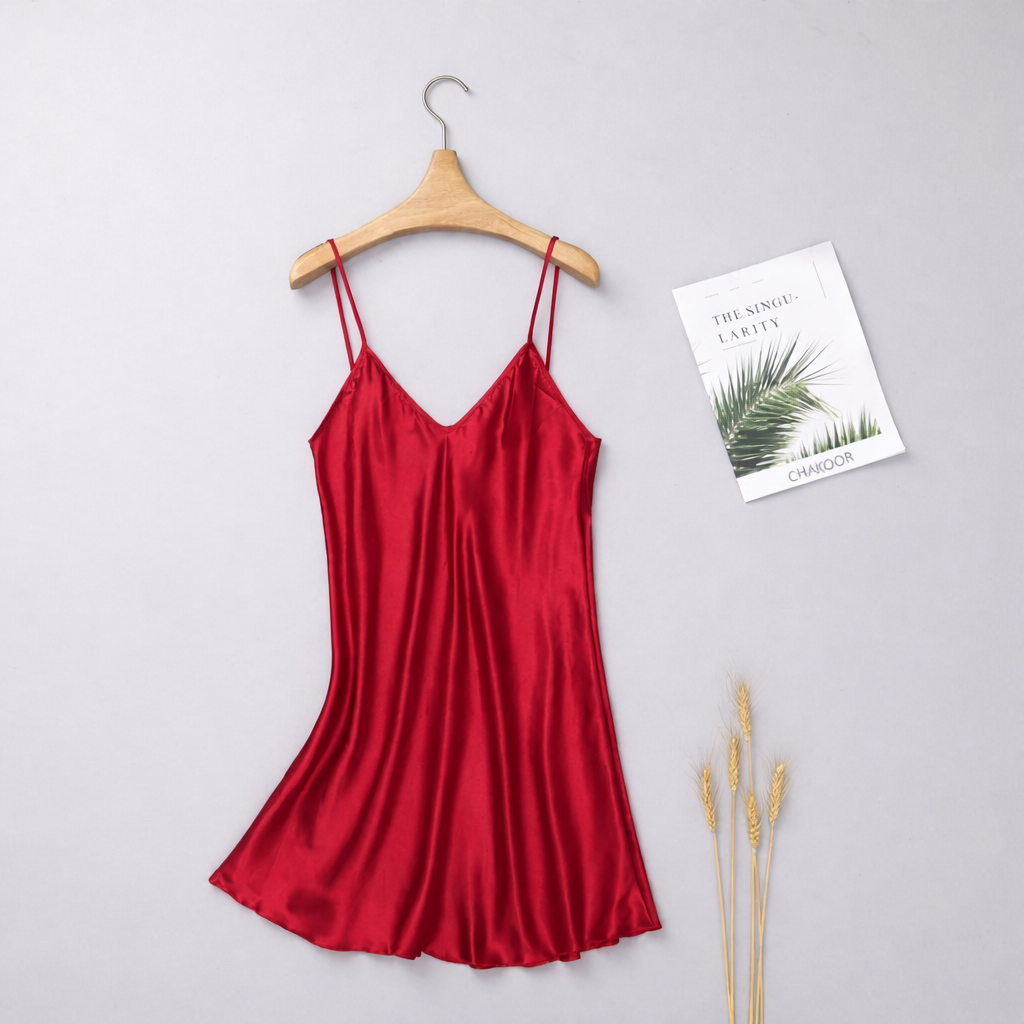 long silk intimate casual women sleepwear top chk # P40