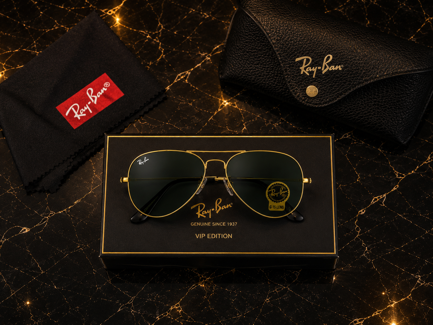 (GS-21) Ray-Ban Aviator Luxury Cinematic Product Showcase | 4K HDR