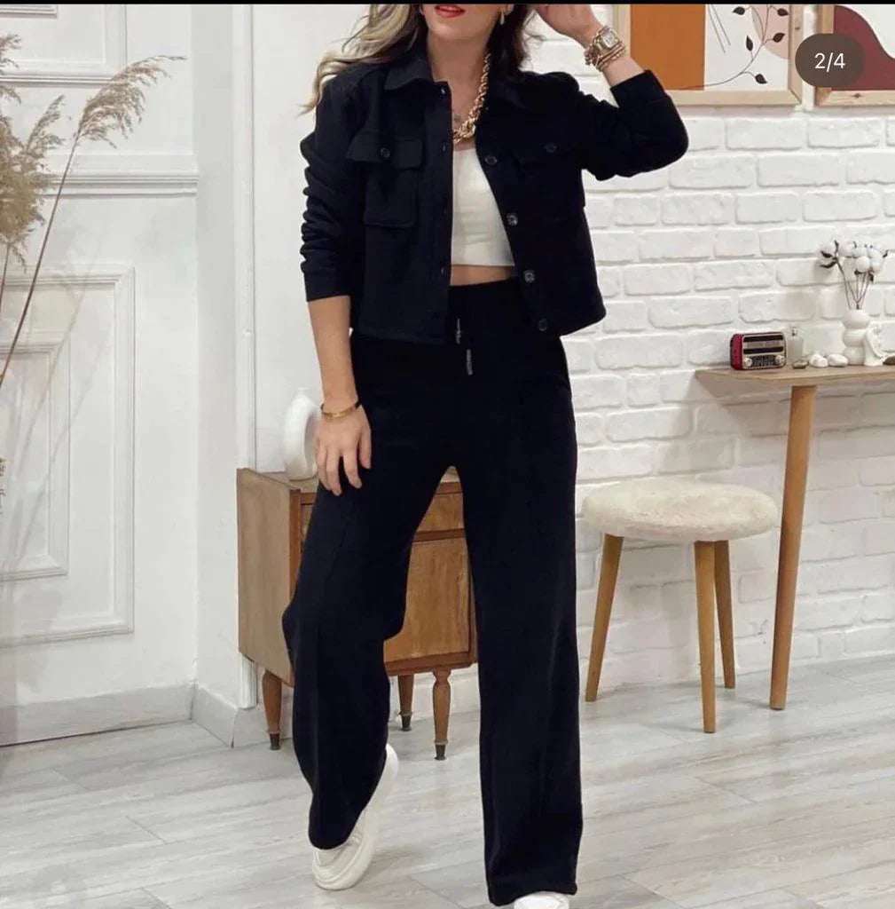 3 Pcs Winter Button Style Outfit CH-320