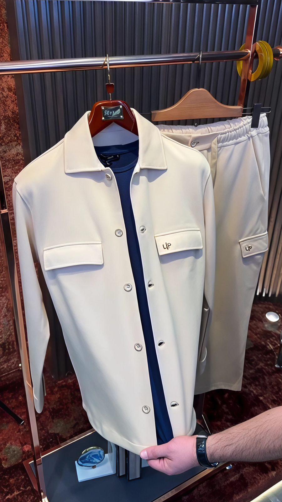 Men’s Premium Two-Piece Tracksuit – Modern Fit & Everyday Comfort- (W-19)