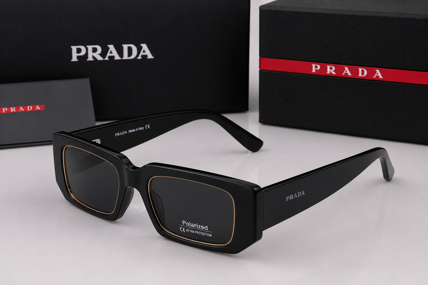 (GS-15) Luxury Polarized Square Sunglasses | UV400 Protection | Premium Designer Style