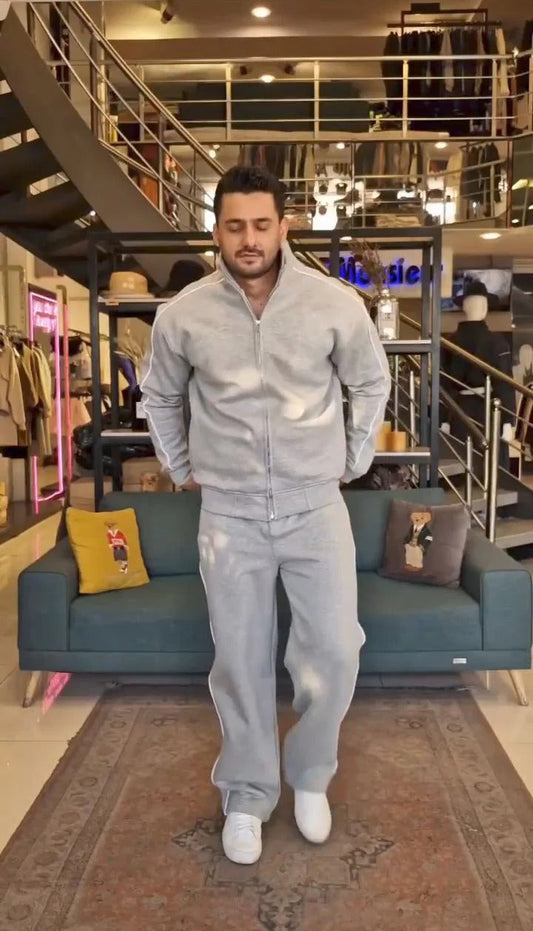 LI-65 Menβs Full-Zip Tracksuit Set