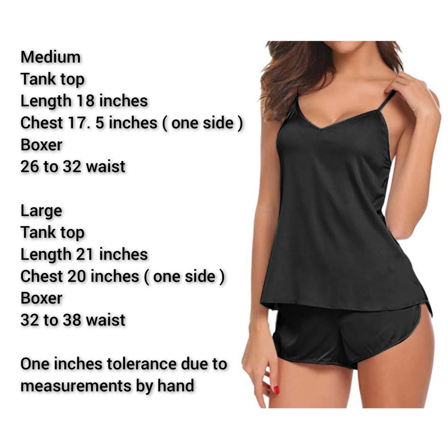 silk cami set Chk # p36