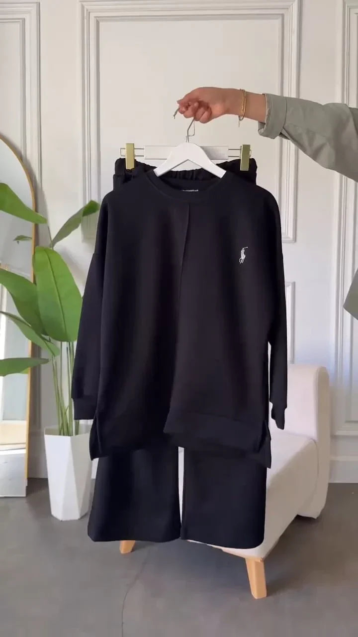 CH 589 Polo Winter Fleece Co-ord Set