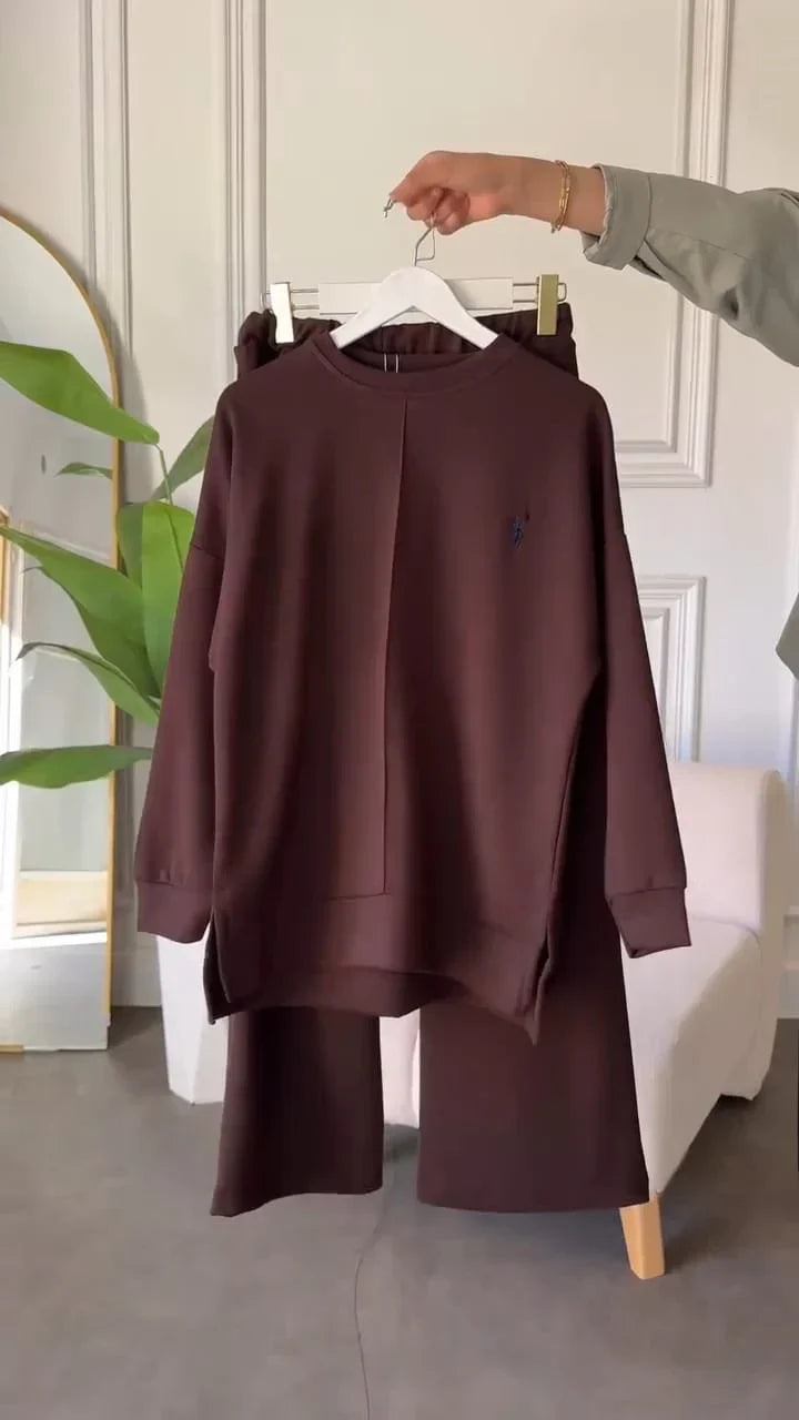 CH 589 Polo Winter Fleece Co-ord Set