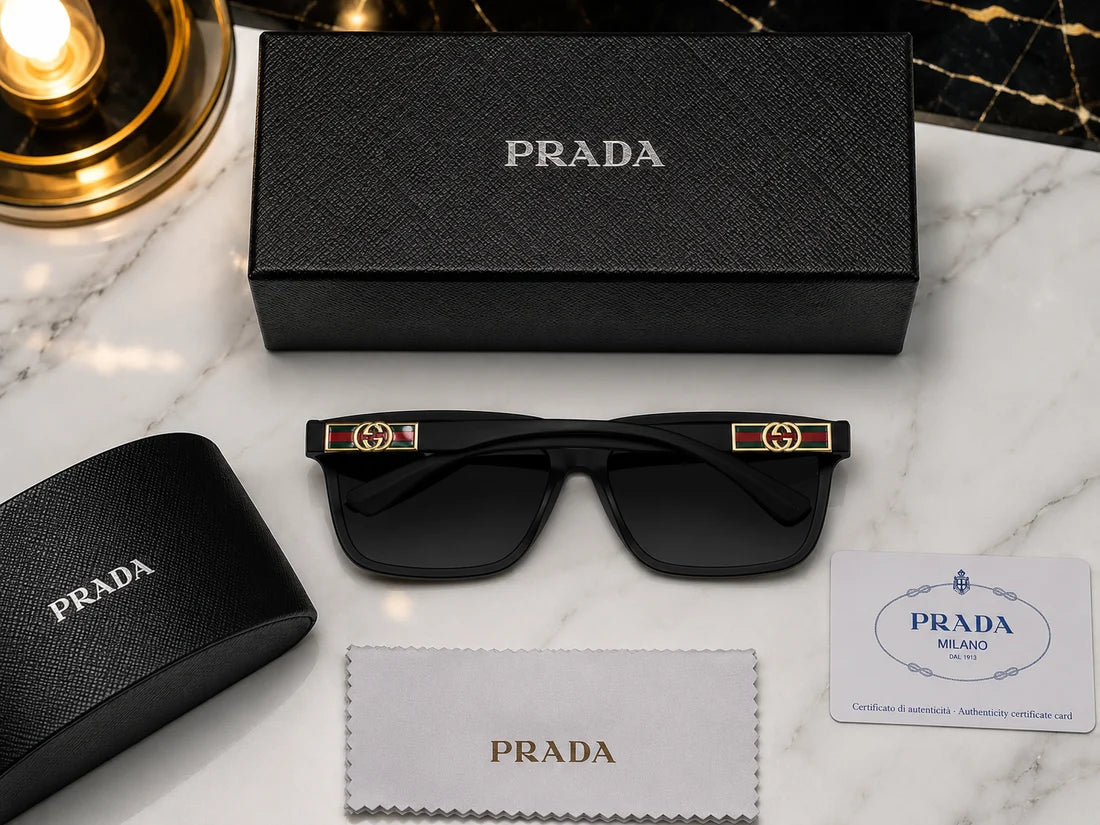 (GS-61) Luxury Square Polarized Sunglasses | UV400 Premium Eyewear