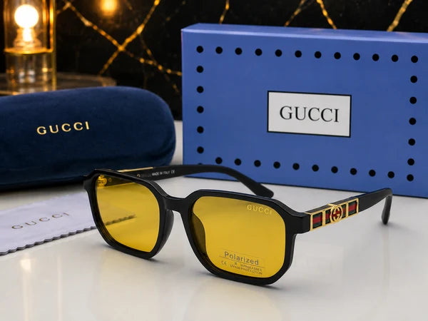 (GS-61) Luxury Square Polarized Sunglasses | UV400 Premium Eyewear