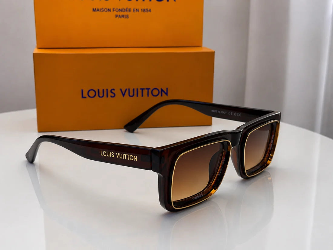 (GS-66) Louis Vuitton Premium Square Gradient Sunglasses | Luxury Unisex UV400 Eyewear
