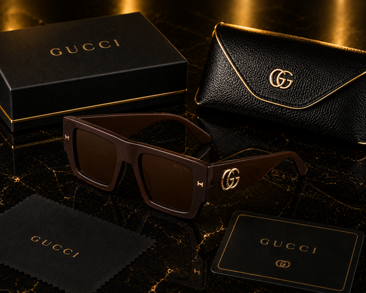 (GS-1) Luxury Oversized Square Sunglasses | Premium UV400 Eyewear |