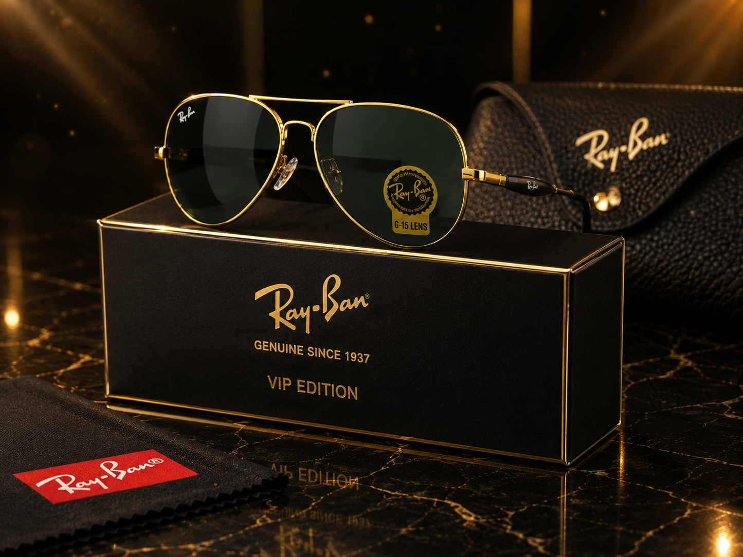 (GS-21) Ray-Ban Aviator Luxury Cinematic Product Showcase  | 4K HDR