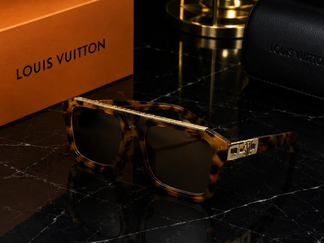 (GS-40) Louis Vuitton Luxury Square Sunglasses – Premium Designer Collection