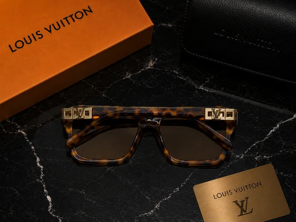 (GS-40) Louis Vuitton Luxury Square Sunglasses – Premium Designer Collection