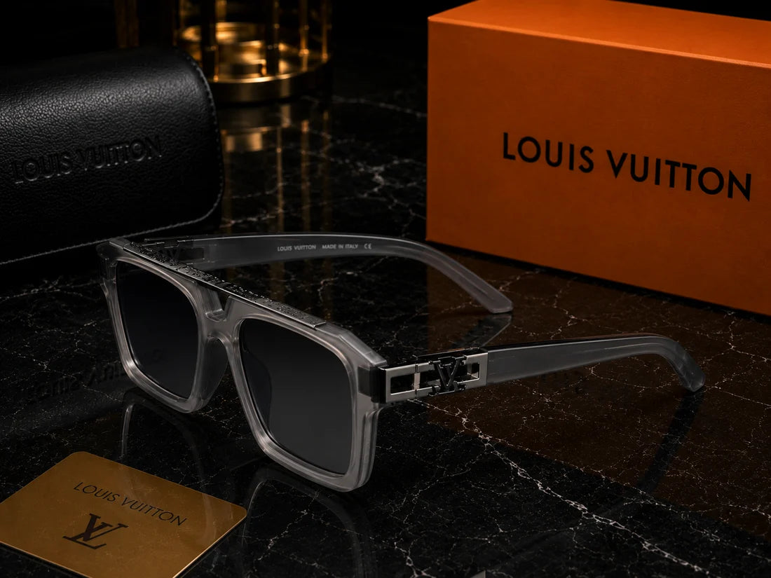 (GS-40) Louis Vuitton Luxury Square Sunglasses – Premium Designer Collection