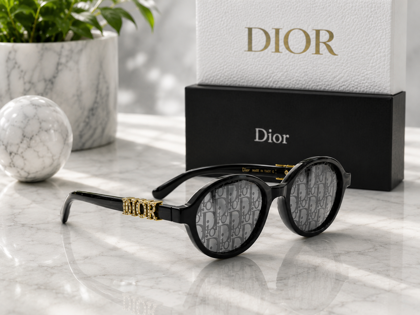 (GS-43) Luxury Round Frame Eyewear Collection – Premium Designer Style Glasses |