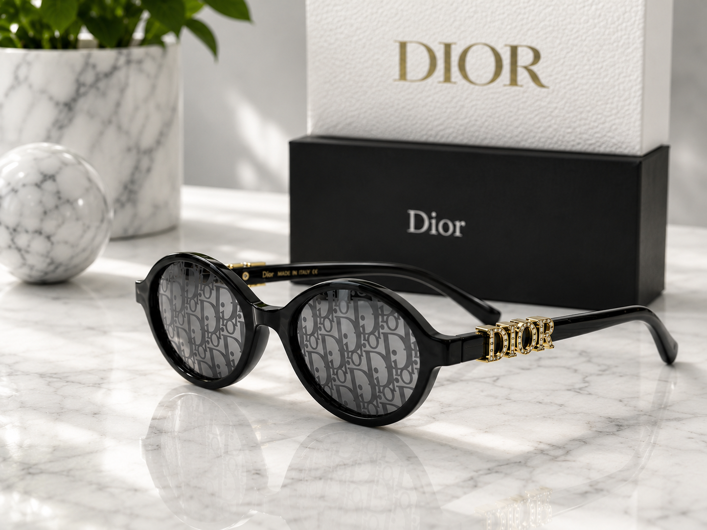 (GS-43) Luxury Round Frame Eyewear Collection – Premium Designer Style Glasses |