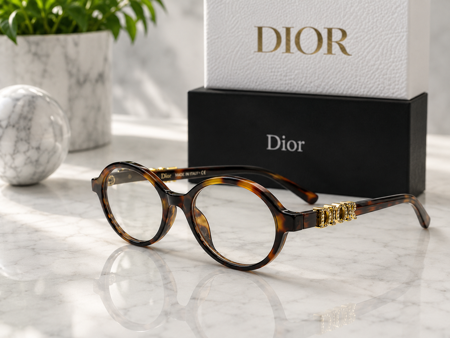 (GS-43) Luxury Round Frame Eyewear Collection – Premium Designer Style Glasses |
