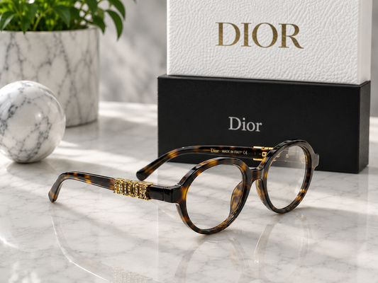 (GS-43) Luxury Round Frame Eyewear Collection – Premium Designer Style Glasses |