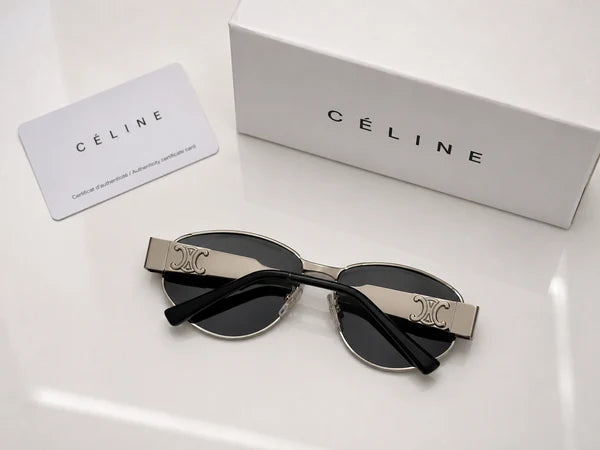 (GS-54) CELINE Luxury Frame Sunglasses | Premium UV400 Black Lens | Unisex Designer Eyewear