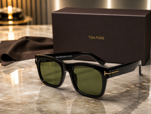 (GS-59) Tom Ford TF622 Premium Square Eyewear – Black Frame |