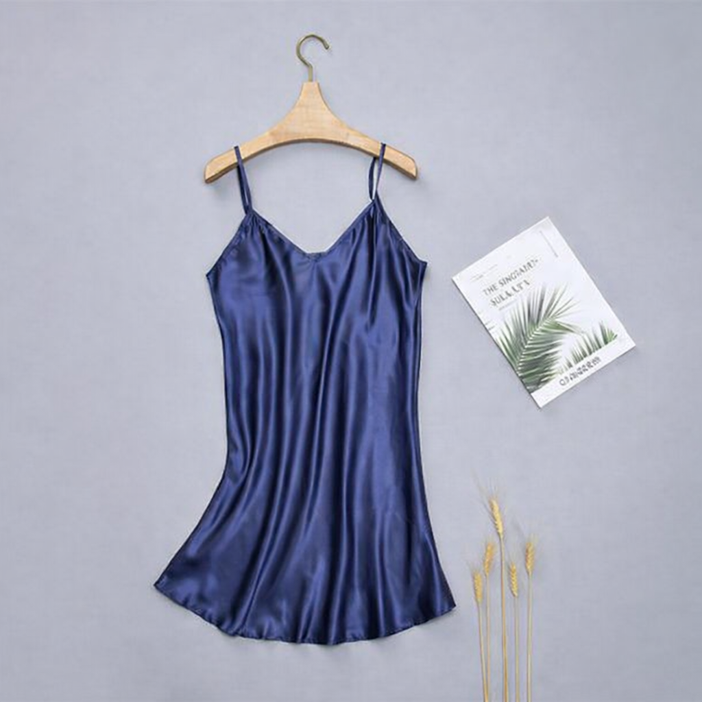 long silk intimate casual women sleepwear top chk # P40