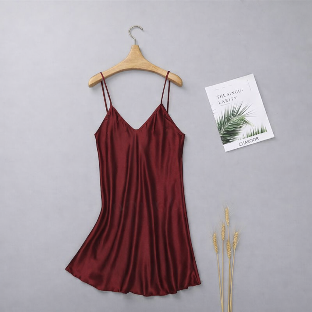 long silk intimate casual women sleepwear top chk # P40
