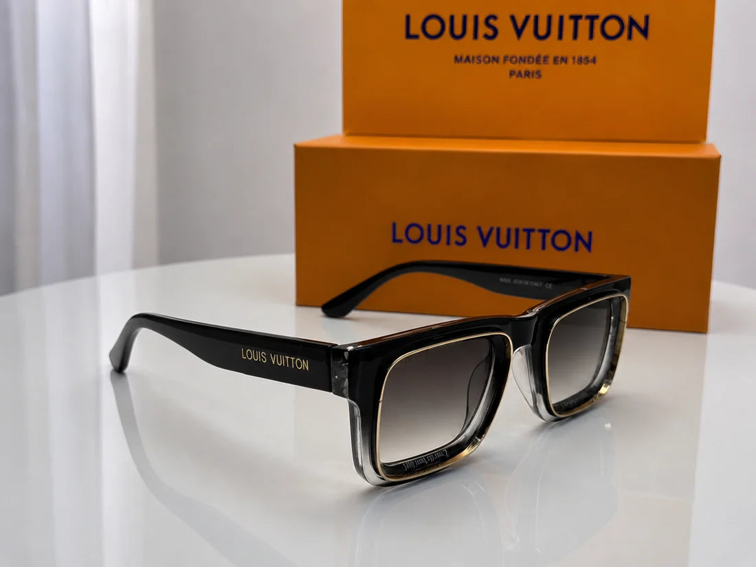 (GS-66) Louis Vuitton Premium Square Gradient Sunglasses | Luxury Unisex UV400 Eyewear