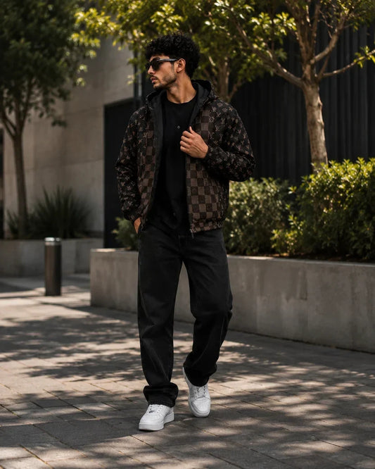 (CJ-26) Premium Urban Printed Hooded Jacket