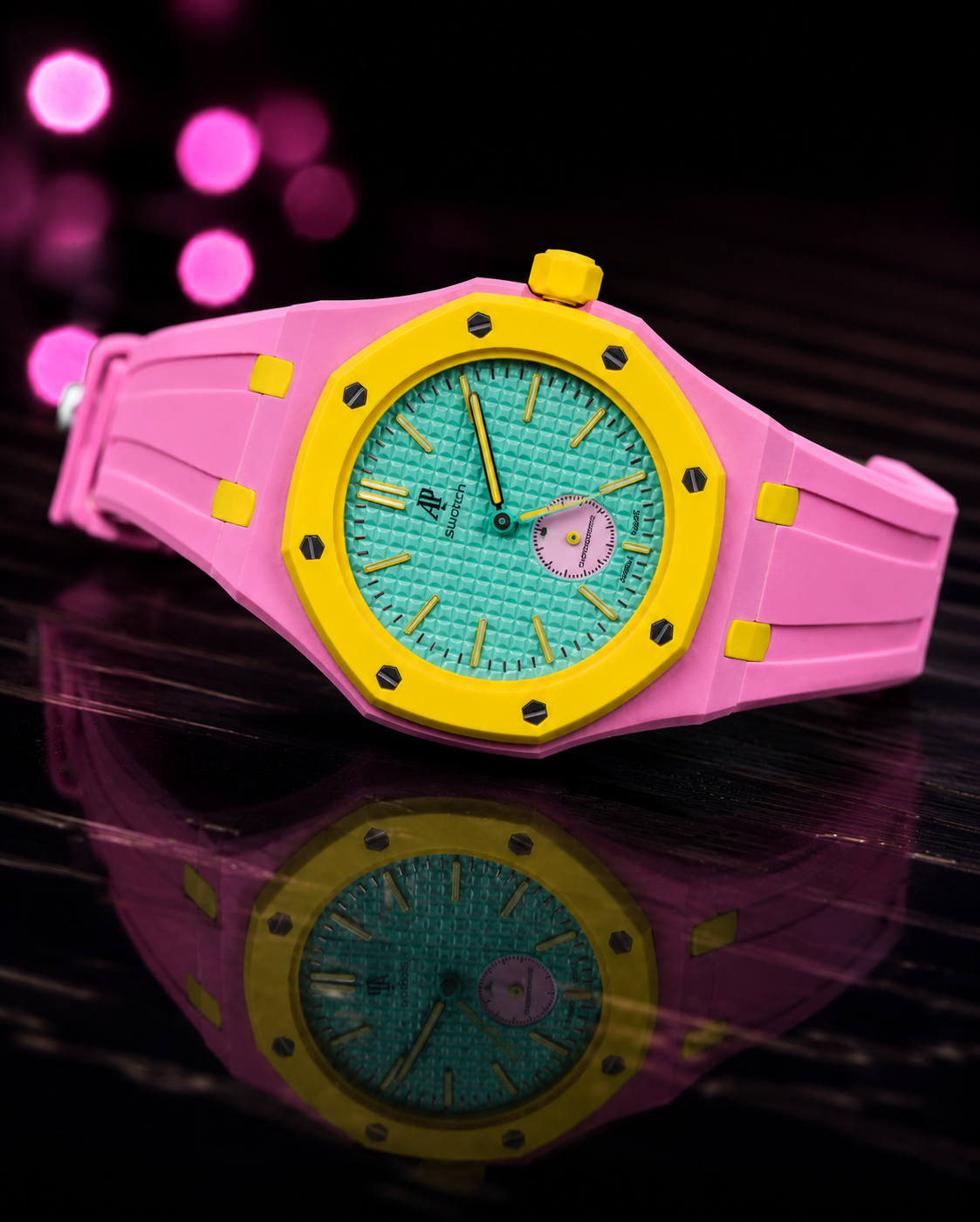 (WH-17) AP Style Premium Silicone Strap Watch – Luxury Quartz Wrist Watch |