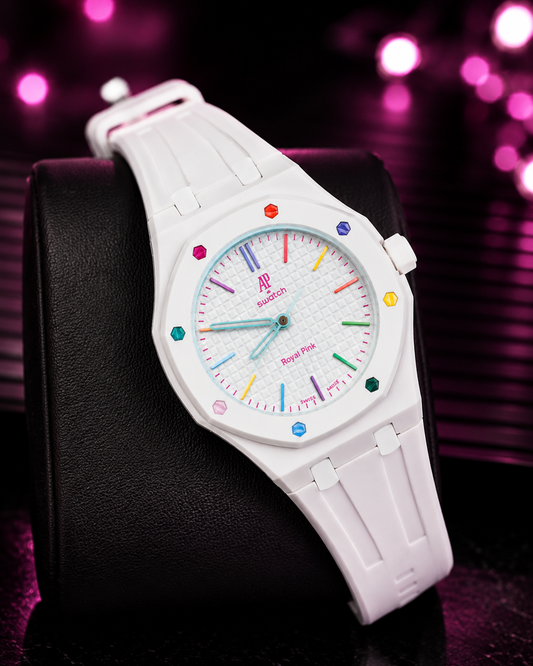 (WH-17) AP Style Premium Silicone Strap Watch – Luxury Quartz Wrist Watch |