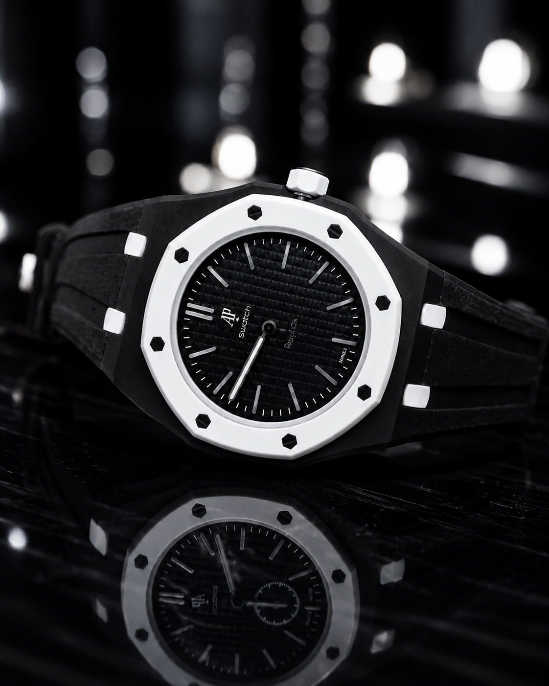 (WH-17) AP Style Premium Silicone Strap Watch – Luxury Quartz Wrist Watch |