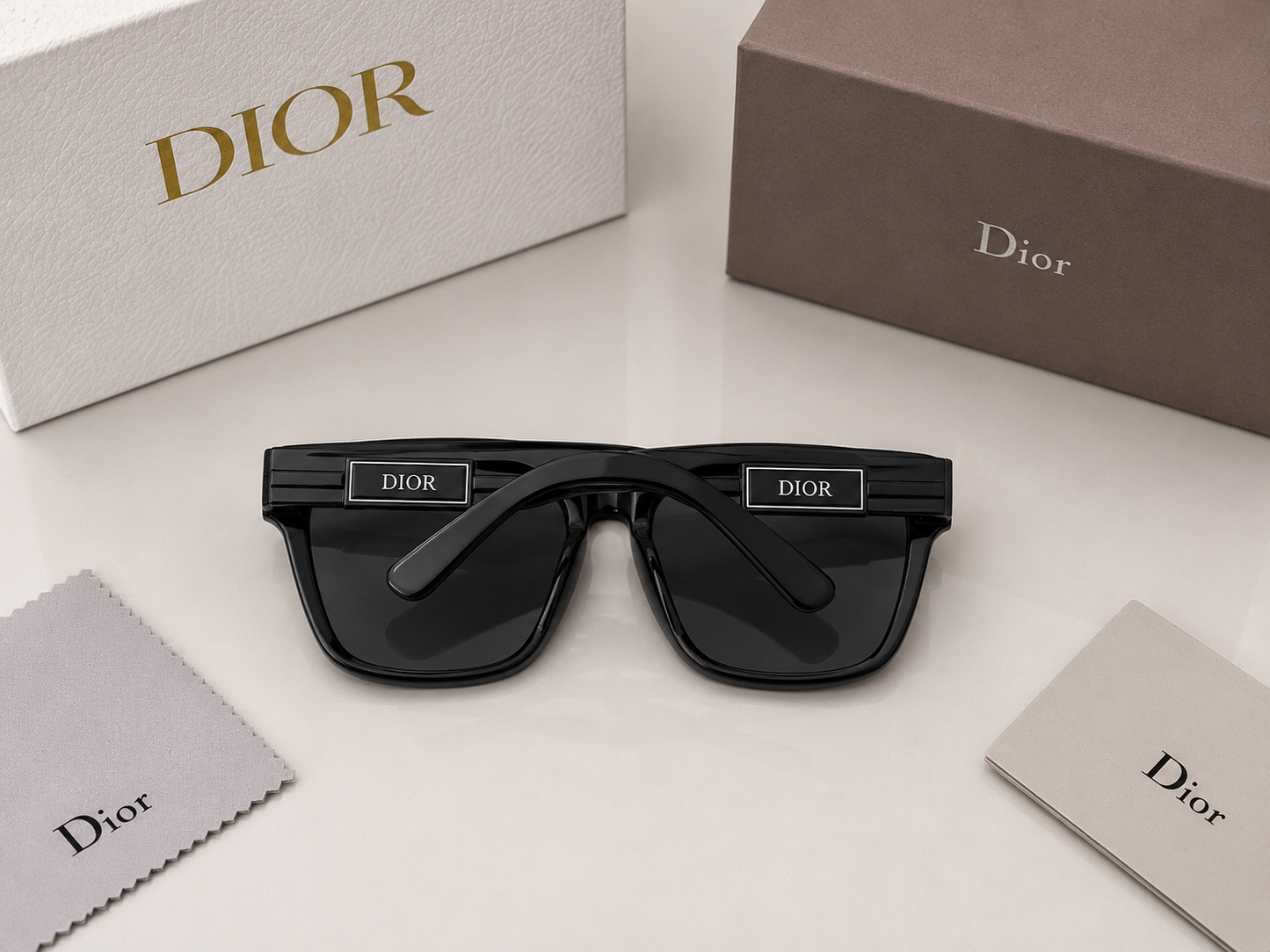 (GS-28) Dior Inspired Premium Square Sunglasses – Luxury Frame | UV400 Protection