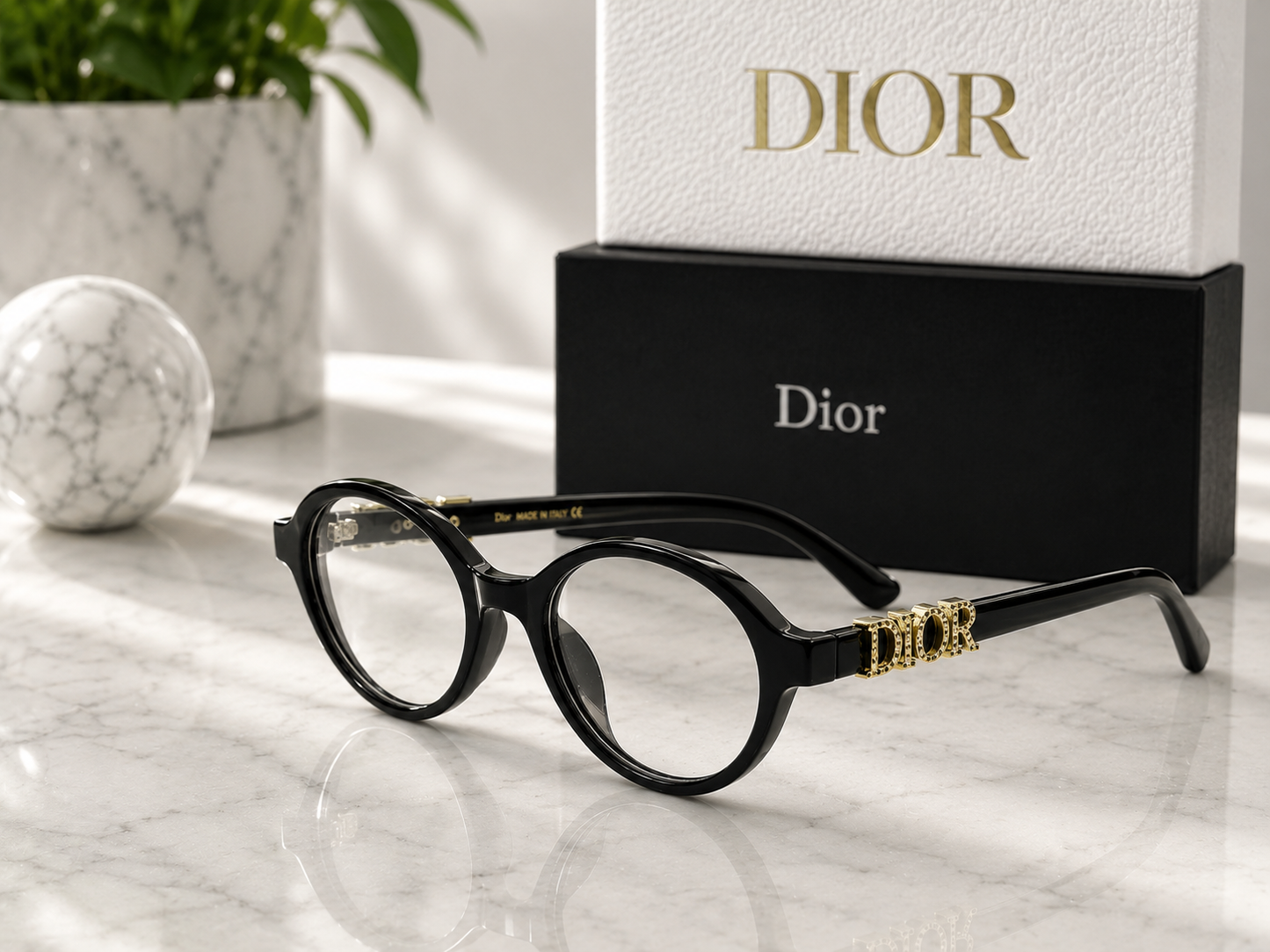 (GS-43) Luxury Round Frame Eyewear Collection – Premium Designer Style Glasses |