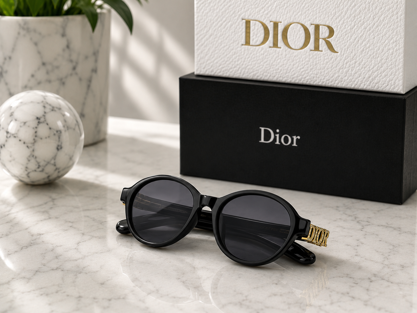(GS-43) Luxury Round Frame Eyewear Collection – Premium Designer Style Glasses |
