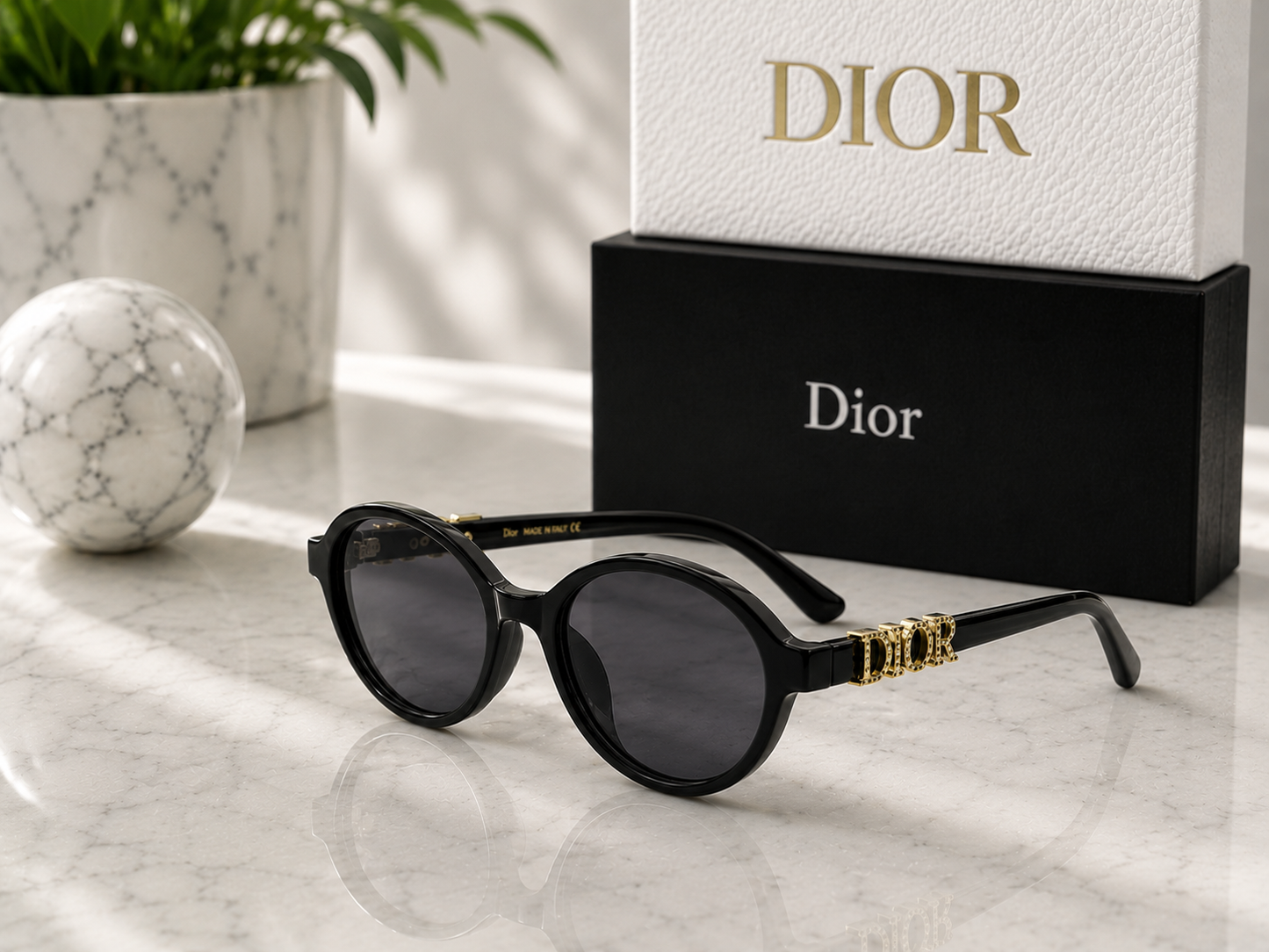 (GS-43) Luxury Round Frame Eyewear Collection – Premium Designer Style Glasses |