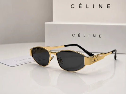 (GS-54) CELINE Luxury Frame Sunglasses | Premium UV400 Black Lens | Unisex Designer Eyewear