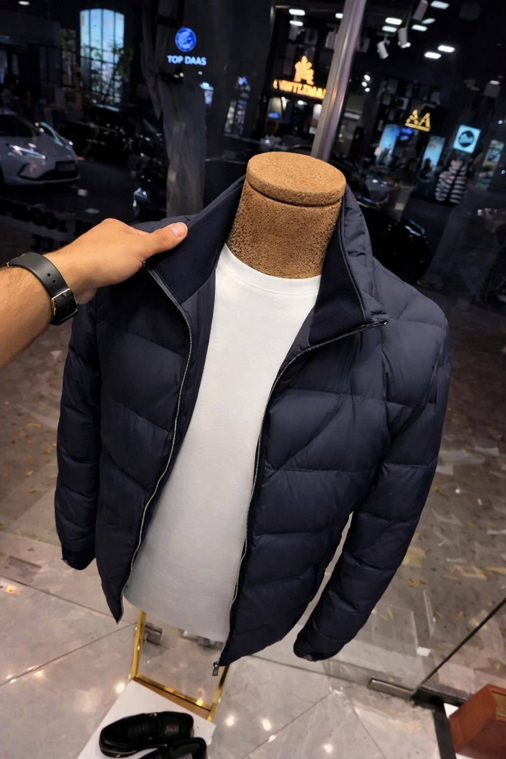 Men’s Winter Puffer Jacket – Lightweight & Warm Quilted Jacket