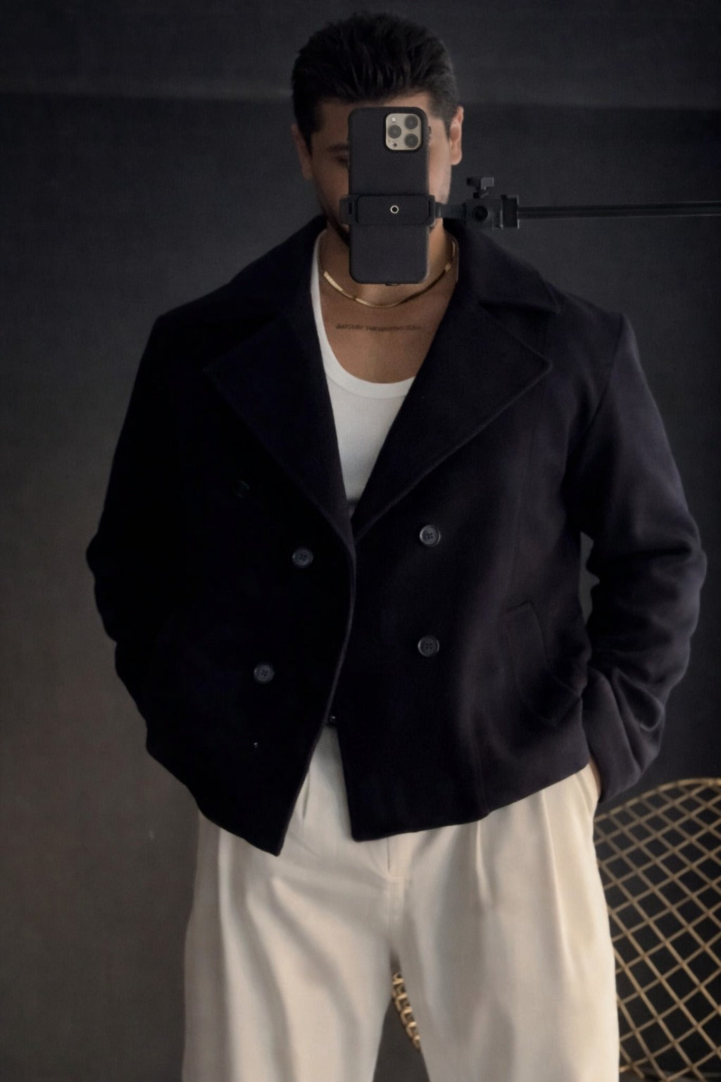 MEN'S PREMUIM SHORT COAT - (C-2)