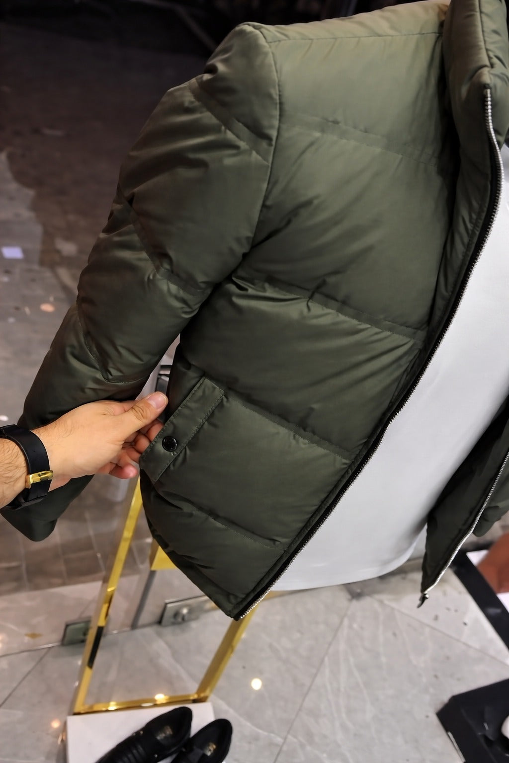 Men’s Winter Puffer Jacket – Lightweight & Warm Quilted Jacket