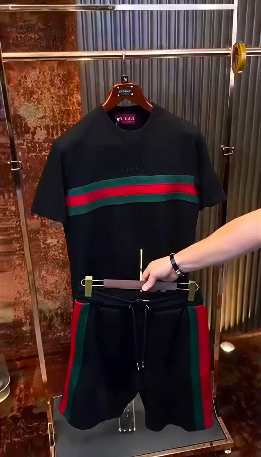 Men’s Premium Gucci Co-Ord Set  T-Shirt with Shorts (V-15 GUCCI )