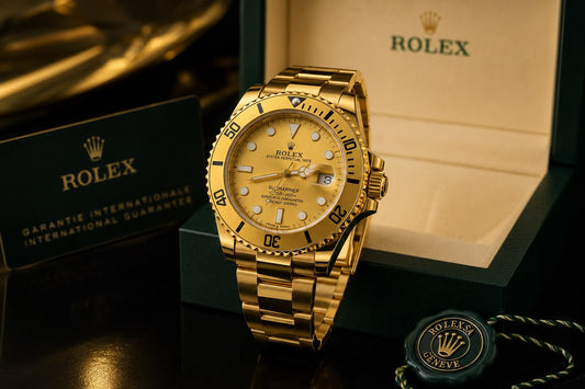 (WH-1) Luxury Gold Stainless Steel Diver Watch | Premium Automatic Style | Sapphire Crystal | Water Resistant