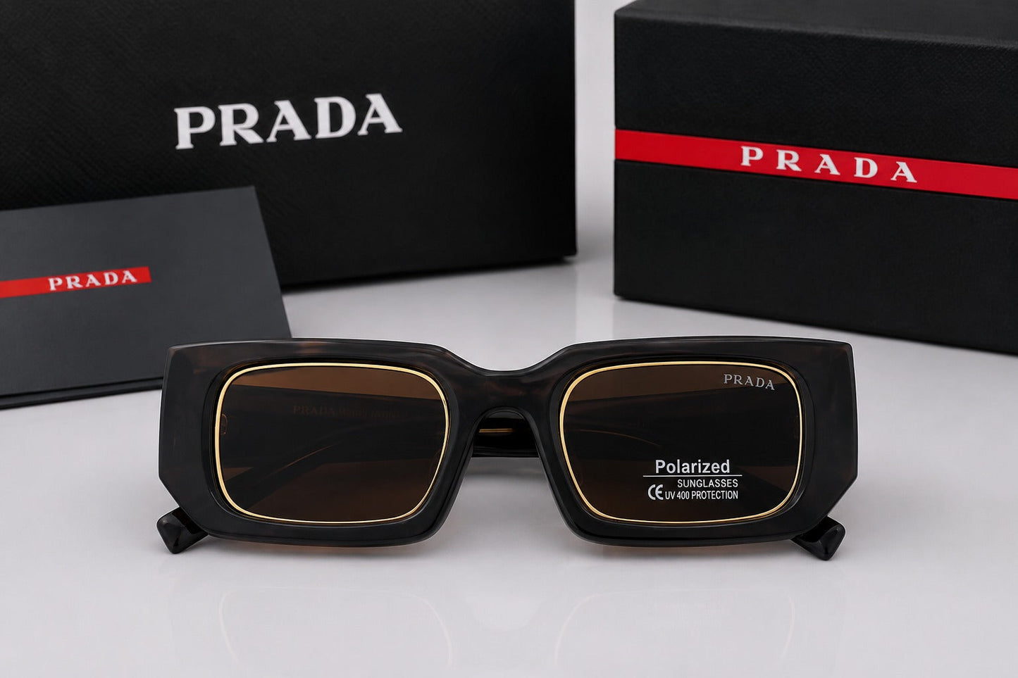 (GS-15) Luxury Polarized Square Sunglasses | UV400 Protection | Premium Designer Style