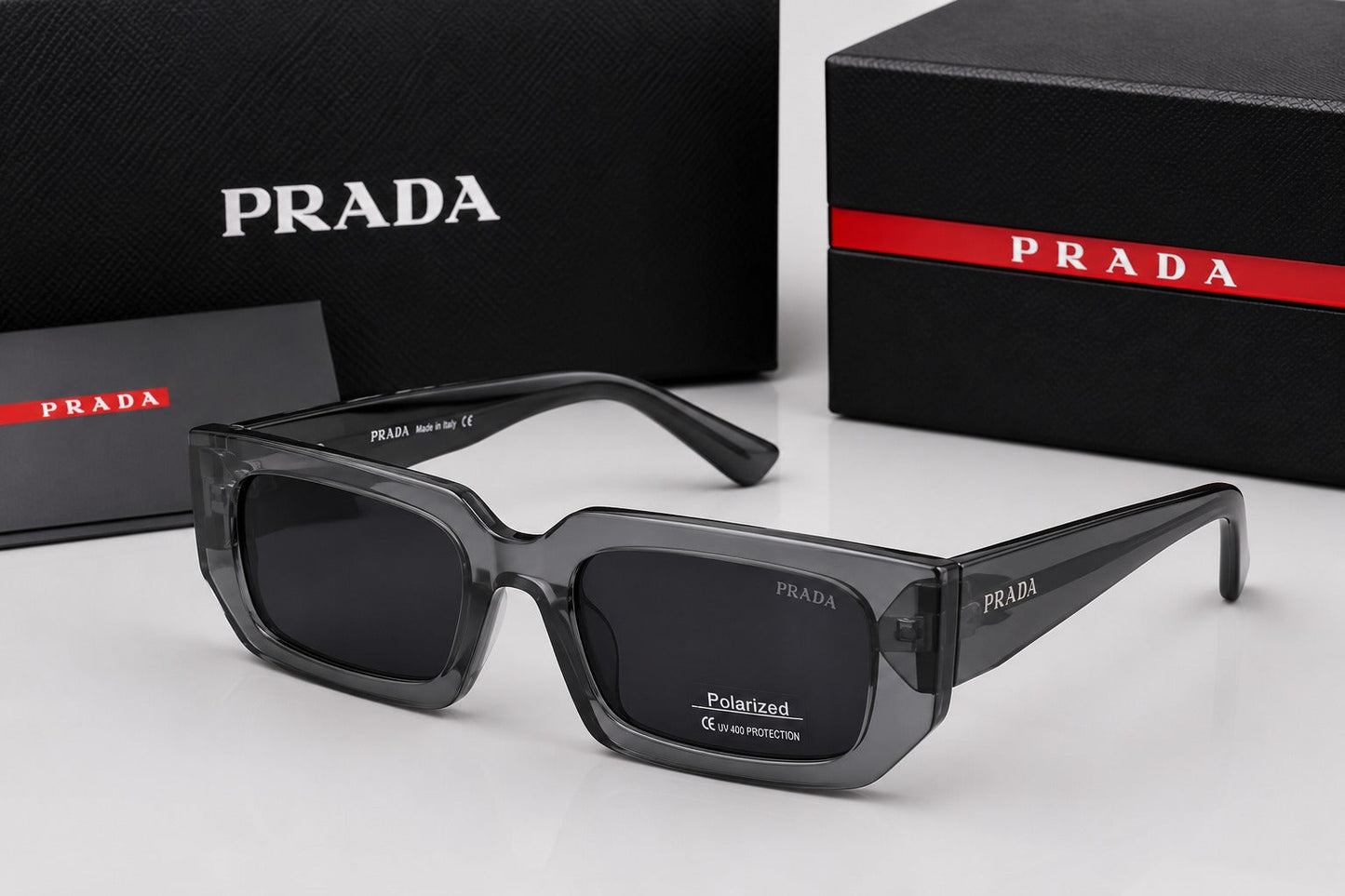(GS-15) Luxury Polarized Square Sunglasses | UV400 Protection | Premium Designer Style