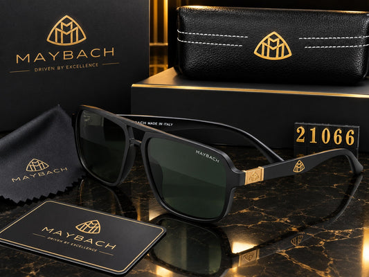 (GS-5) Luxury Maybach Sunglasses | Black & Gold Cinematic Product Showcase | Premium Eyewear 4K