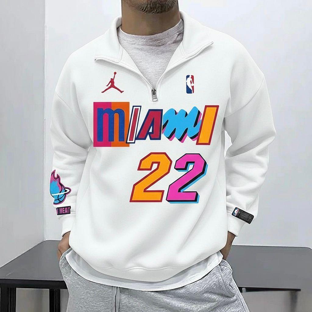 Miami Heat #22 Neon Style Sweatshirt-(S5)
